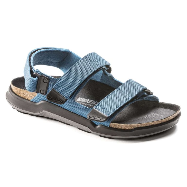 Blue Birkenstock Tatacoa Birko-Flor Men's Two Strap Sandals | I1ZDzW4GY2g