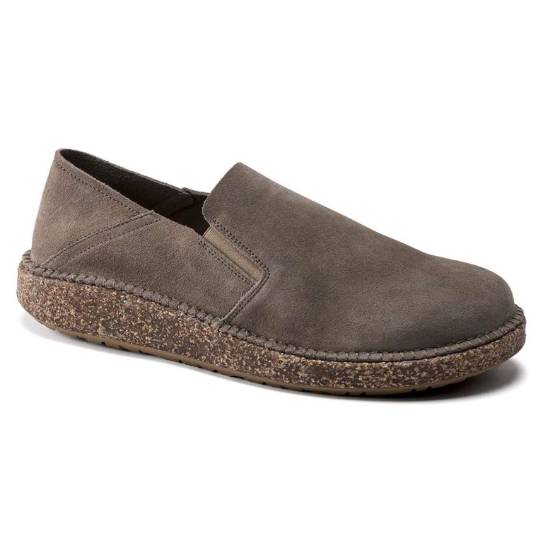 Grey Birkenstock Callan Suede Leather Women's Low Shoes | jl7Tk4MjZCf
