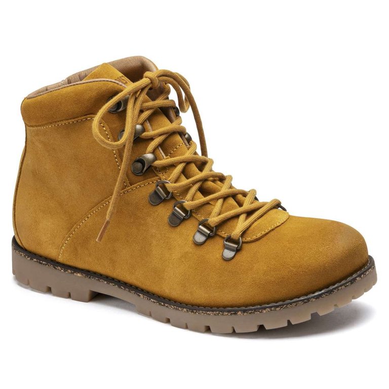 Yellow Birkenstock Jackson Suede Leather Women's Boots | JWykia6Ac78