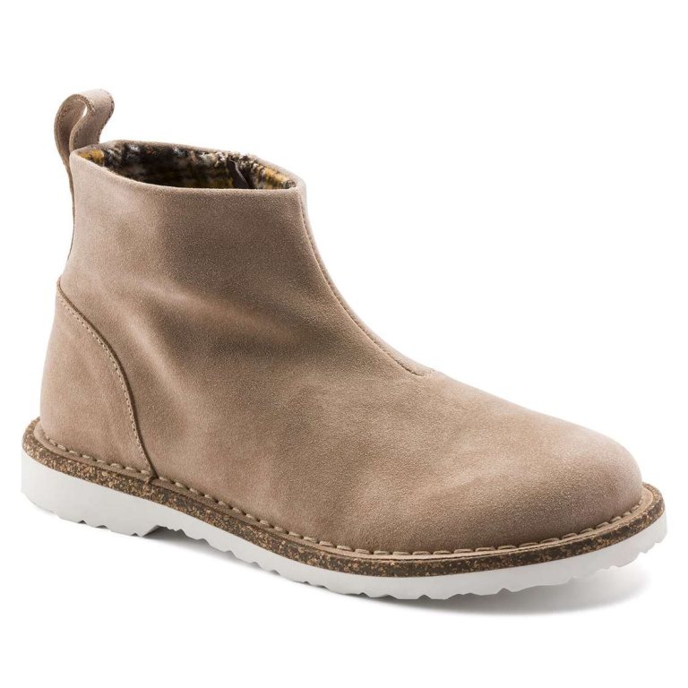 Yellow Birkenstock Melrose Suede Leather Women's Boots | DG7rEzt75eu