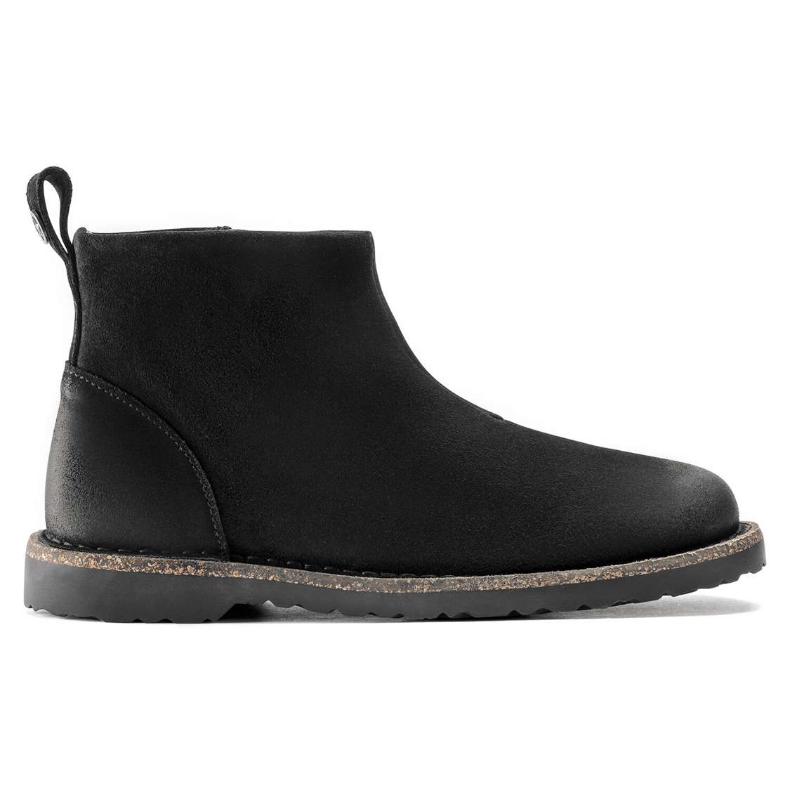 Black Birkenstock Melrose Suede Leather Women's Boots | a61jivmxlYl