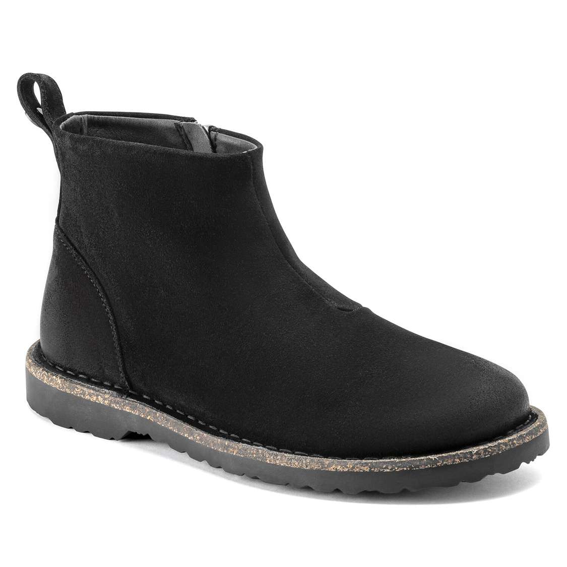 Black Birkenstock Melrose Suede Leather Women\'s Boots | a61jivmxlYl