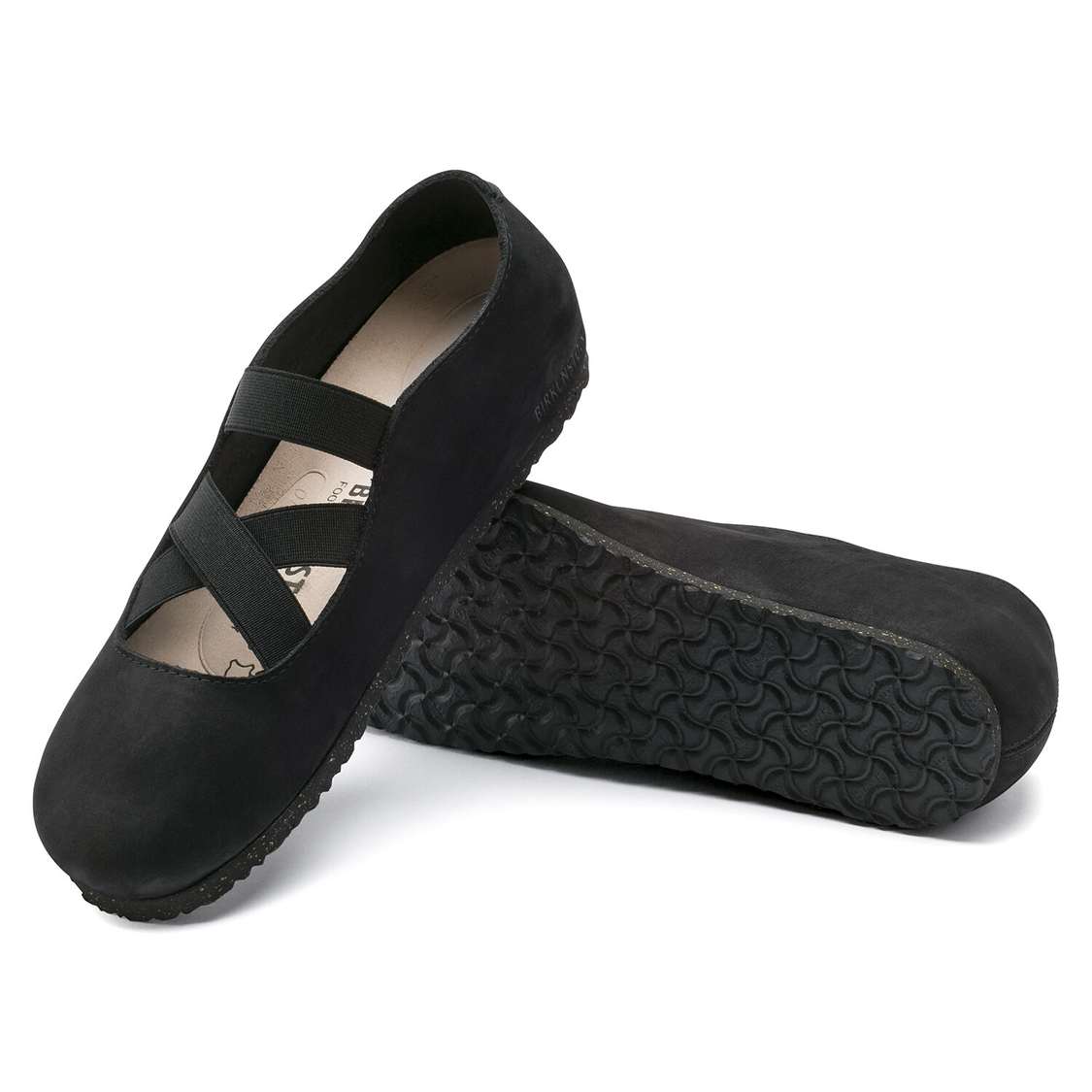 Black Birkenstock Santa Ana Nubuck Leather Women's Low Shoes | 9vLEznMLgLK