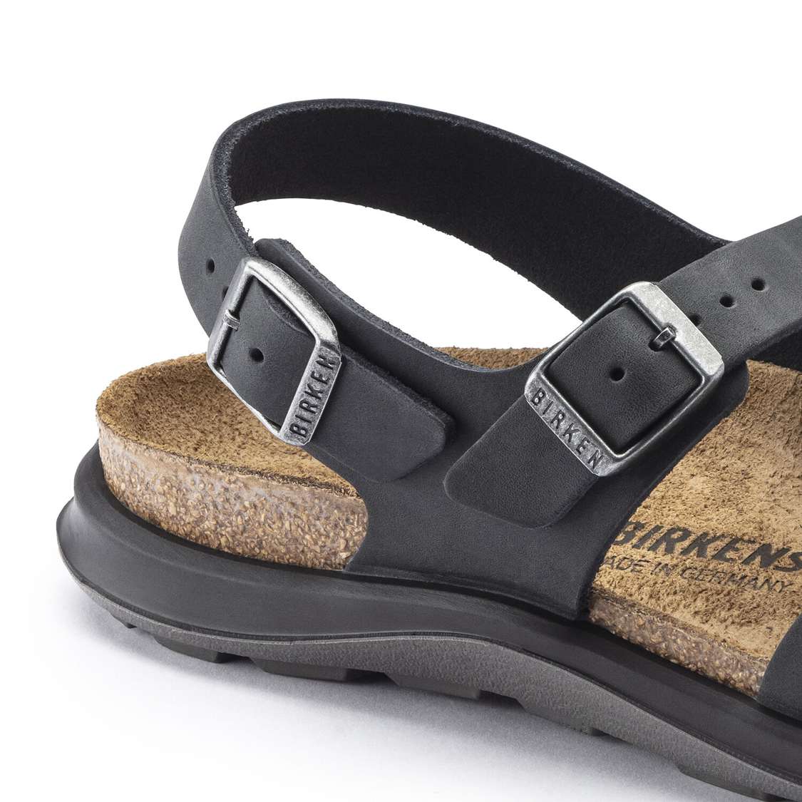 Black Birkenstock Sonora Oiled Leather Women's Back Strap Sandals | NH5GM1DY9lu