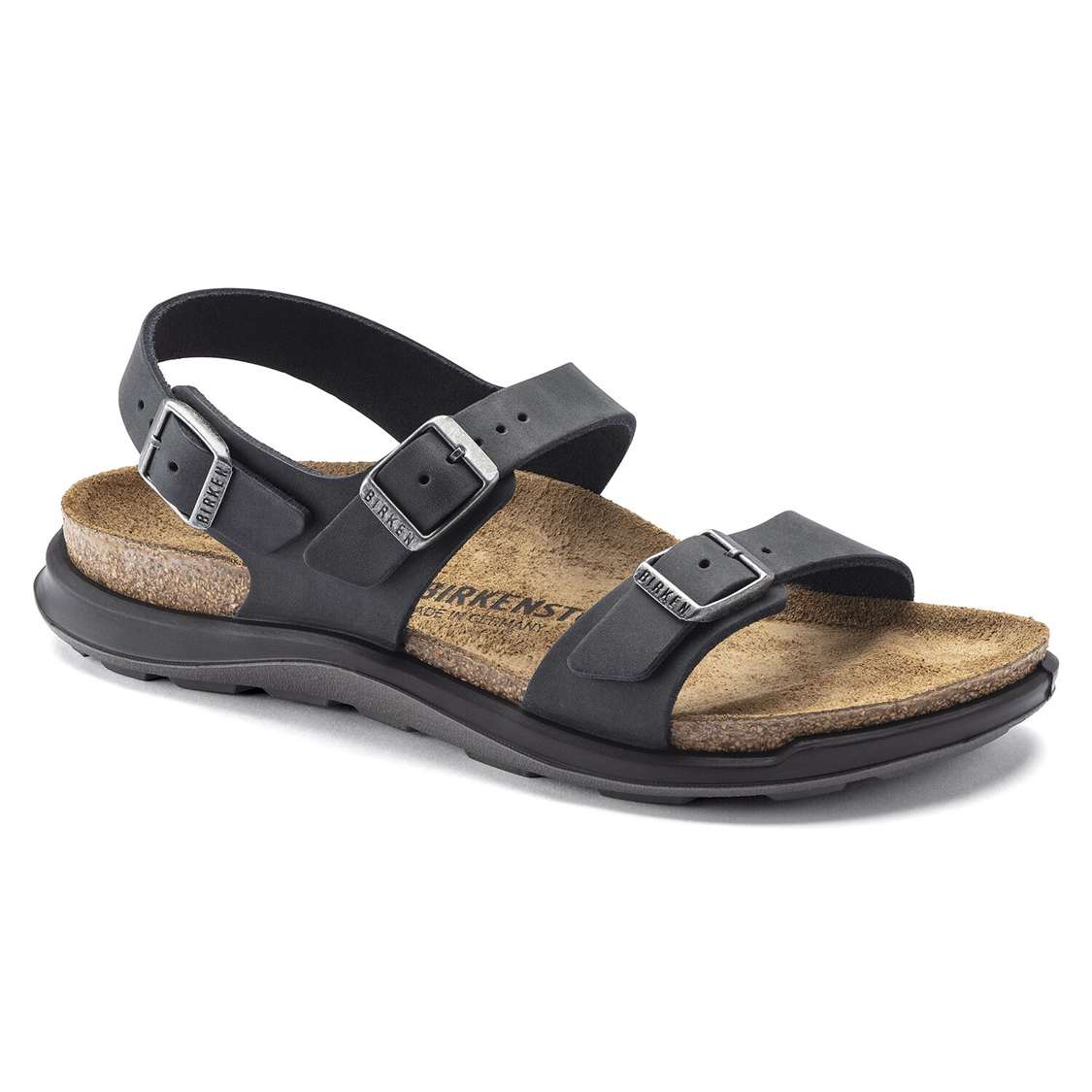 Black Birkenstock Sonora Oiled Leather Women\'s Back Strap Sandals | NH5GM1DY9lu