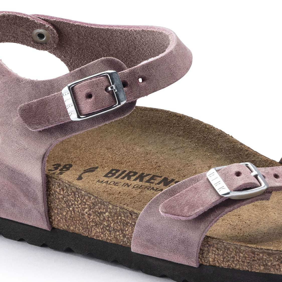Lavender Birkenstock Taormina Oiled Leather Women's Back Strap Sandals | KmgVO4MQcpV