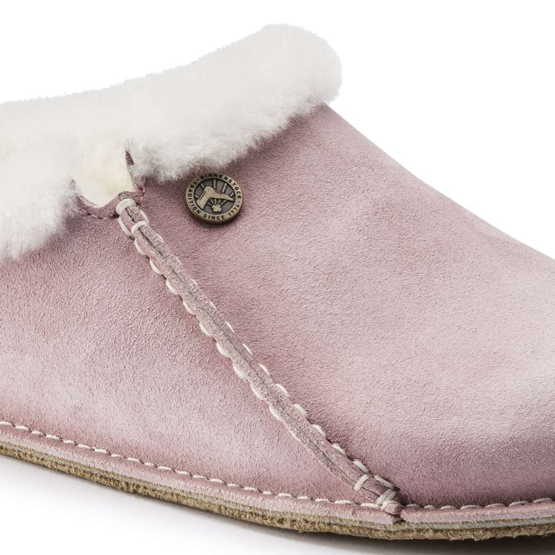 Lavender Birkenstock Zermatt Premium Suede Leather Women's Clogs | 8z2GeXKKtpA