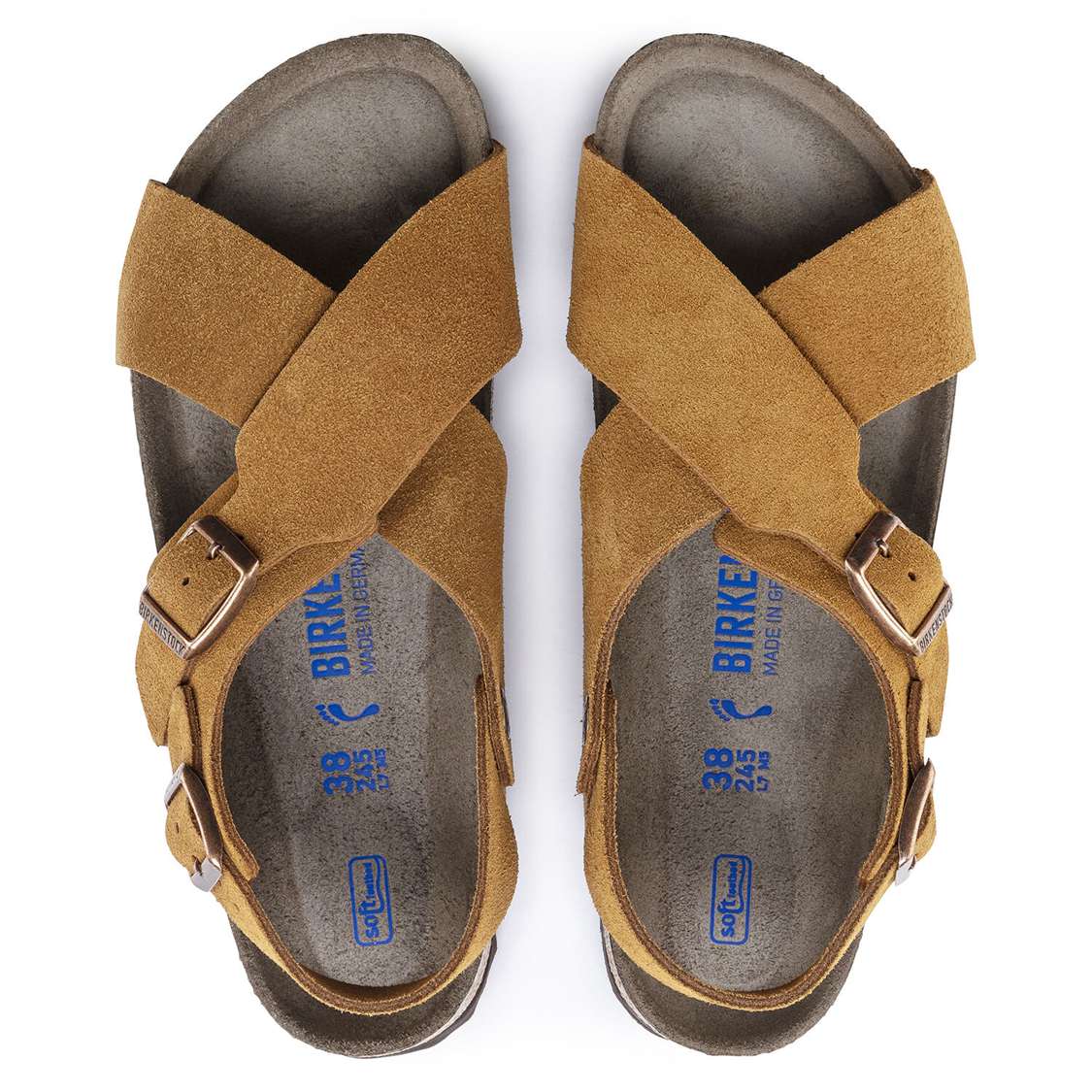 Yellow Birkenstock Tulum Suede Leather Women's Back Strap Sandals | 6KQhoVpTJiS